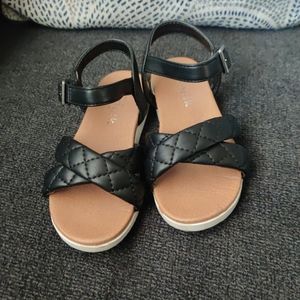 Kidpik Sandals in black size 12